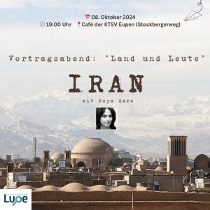 08.10.2024  Vortragsabend: „Land und Leute“ – IRAN