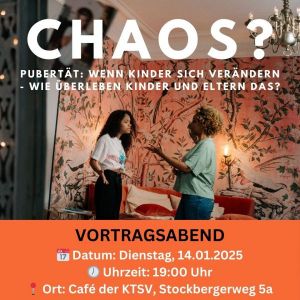 14.01.2025 Vortrag: „Kinder und Jugendliche in der Pubertät – Gemeinsam durch die Veränderung“