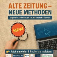 21.10.2025 WORKSHOP IN ST. VITH: Digitale Archivrecherche & Recherche lernen