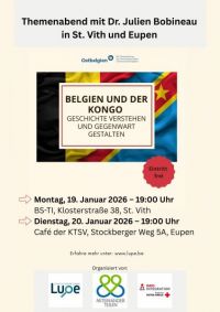 20.01.2026 Belgien und der Kongo – Geschichte verstehen und Gegenwart gestalten